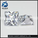 synthetic lab created gemstone high temperature resistance white square cz