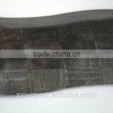 Black Woven Wooden Serving Tray and Plate thumbnail-1