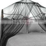 Bed Canopy and Mosquito Net In Black Hanging King Size