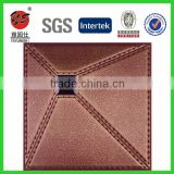 3D leather wall panel for home decoration 40*40cm 30*60cm