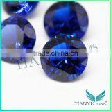 5mm Round Brilliant Cut Loose 114# Blue Wholesale Nano Spinel Beads Gemstone thumbnail-3