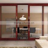 Modern design wholesale price interior sliding aluminum alloy glass door