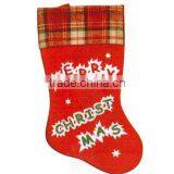 Non-woven christmas stockings with nice picture design