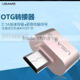 Original USAMS Quick Charging Micro USB to OTG Adapter Sync Data Connector 2.1A thumbnail-3