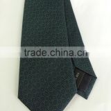 Men's navy 100% silk tie with small dot design