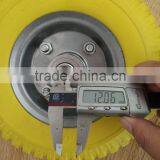 Wholesale Hot Sale Durable Small Size Metal Rim PU Wheel thumbnail-6