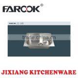 Export Philippines Cheap Square Stainless Steel Kitchen Sink thumbnail-1