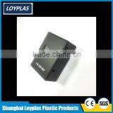 black plastic enclosure for electronic product