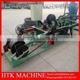 Galvanized And PVC Coated Barbed Wire Mesh Machine thumbnail-4