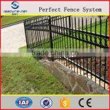 Pressed Spear Top Security Punched Tubular Rails Steel Fencing thumbnail-2