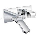 New Design Single Lever Concealed Brass Wall Basin Mixer thumbnail-1