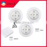 Wireless Remote Control Round Puck Cabinet Light thumbnail-1