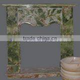 MODERN DESIGN AFGHAN GREEN JADE ONYX FIREPLACES thumbnail-2