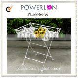 Royal Antique Wrought Irons Folding Metal Decorative Outdoor Tray Table thumbnail-1