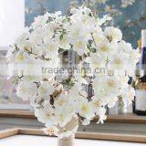 Home & Wedding Decor Silk Flowers Artificial Cherry Blossoms Artificial Garland thumbnail-5
