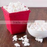 Microwave Safe Printed Popcorn Bucket Silicone Popcorn Maker thumbnail-3