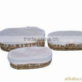 Linyi Wholesale Sea Grass Basket Maize Mose Basket thumbnail-1