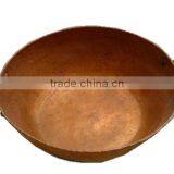 Hammered Copper Bowl With Handles thumbnail-1