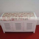 Home Decor Wooden Shoe Rack, Wooden Footstool,wooden Shoes Shelf thumbnail-2