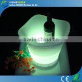 RGB Bar Furniture Ice Bucket Illuminated Plastic LED Holder thumbnail-3