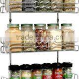Household Kitchen Wire Wall Mount Spice Rack