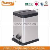 Square Stainless Steel Garbage Trash Bin thumbnail-3