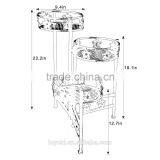 Garden Decor Iron Art Decorative 3 Tier Flower Pot Bronze Vintage Iron Flower Pot Stand thumbnail-4