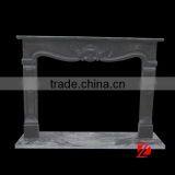 Cheap Black Marble Fireplace Mantels Wholesale thumbnail-1