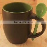 Ceramic Color Cup With Scoop thumbnail-1