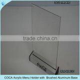 Acrylic Hot Bend Desk Menu Holder thumbnail-3