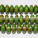 Wholesale Fashion Green Abacus Beads Shape Loose Turquoise Strand thumbnail-1