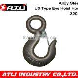 ATLI 320-A US Type Alloy Steel Eye Hoist Hook thumbnail-1