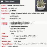 Cute Artifiical Mini Succulent With Ceramic Pot thumbnail-2