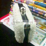 Chain Pearl Beaded Evening Bags Pearl Evening Bag thumbnail-4