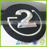 OEM Raised Custom Printing Plastic Label on Fabric