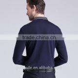 100% Cotton Polo Shirt Long Sleeve Polo Neck Long Sleeve T-shirt Cheap Long Sleeve Polo Shirts thumbnail-3