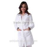 Cusomt Long Sleeve Unisex Acid Resistant White Lab Coat thumbnail-5