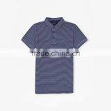 Polyester Men's Stripe Polo t Shirt Printing thumbnail-4