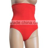 Red jacquard seamless corset shape panty