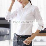 Latest Made to Measure Long Slim Fit Cotton Shirt for Elegant Business Lady thumbnail-3
