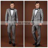 Dark Gray Coat Pant Suits for Men thumbnail-1