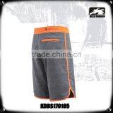 4 Way Stretch Solid Piping Heather Board Shorts for Men thumbnail-5