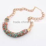 Zm33436a Fashion Jewelry 2017 Women Colorful Beads Choker Necklace thumbnail-5
