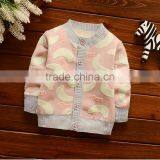 Zm40654b Baby Kids New Design 3D Embossed Warm Coat Children Soft Cardigan thumbnail-3