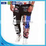 OEM Bulking Buy Closed Bottom Polyester/cotton Yarn Custom Mens Ruffle Hippie Pants thumbnail-1
