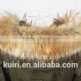 Man-made Fur Natural Large Faux Fox/raccoon Fur Collar / Fur Trim for Winter Coat Collar thumbnail-6