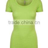 Next Level Apparel Ladies' The Scoop Tee - Made From Pre-shrunk 100% Combed Cotton Jersey and Comes With Your Logo. thumbnail-4