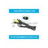 4-Pin Aviation Connector to 2 RCA-DC Cable Male Adapter thumbnail-1