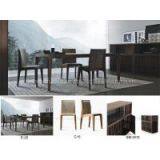 Europe Modern MDF Dining Table Chairs Sets Dining Furniture thumbnail-1