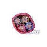 Red 18 AWG Fire Alarm System Cable , 2C 4C Shielded PVC Cable for Audio Circuits